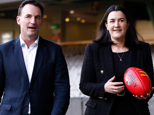 The AFL’s top brass are under fire. Picture: Michael Willson/AFL Photos via Getty Images