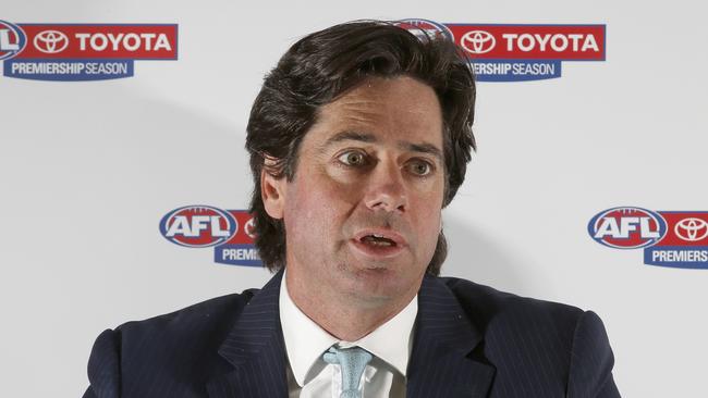 Grant Thomas has lashed out at Gillon McLachlan. Photo: Darrian Traynor/Getty Images