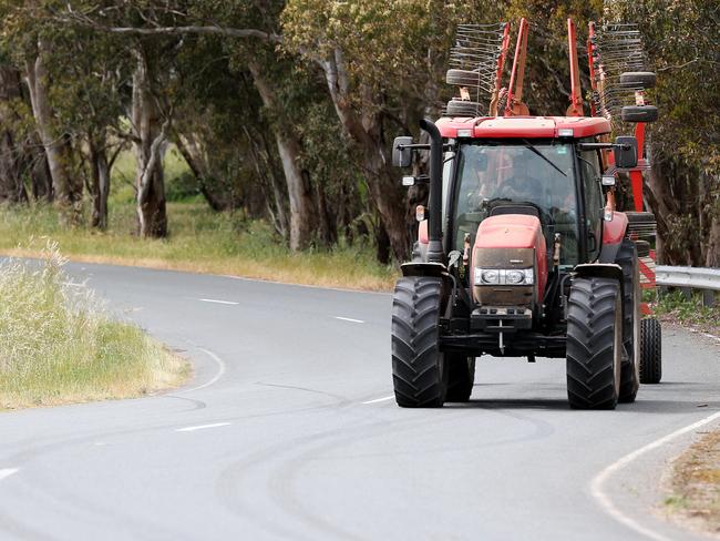 The author driving to work in Shepparton. Picture: Mark Stewart