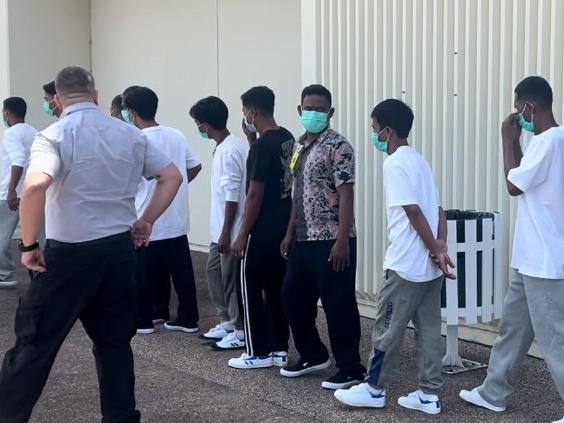 Thirteen indonesian nationals have been sentenced after they were intercepted off the Territory coastline.