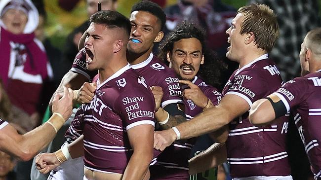 Josh Schuster is struggling at the Sea Eagles. (Photo by Cameron Spencer/Getty Images)