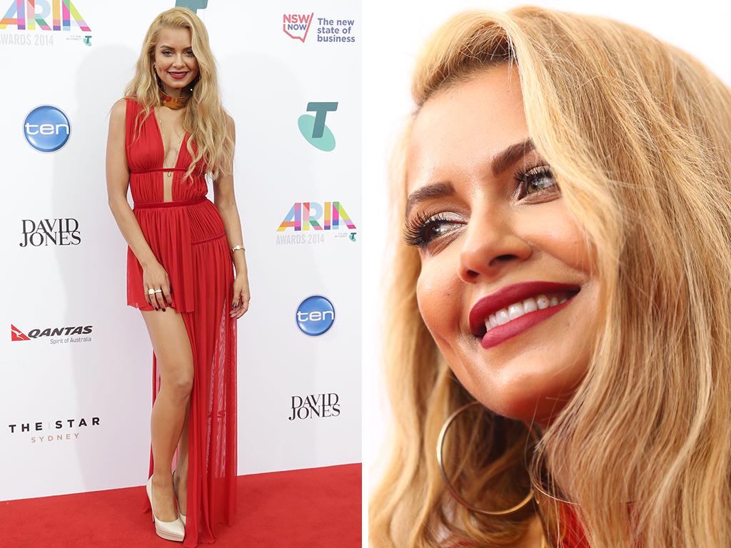 DJ Havana Brown arrives at the ARIA Awards 2014 in Sydney, Australia. Pictures: Getty