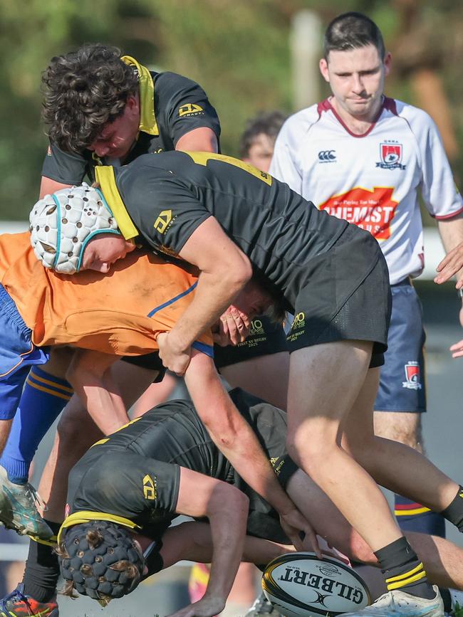 St Laurence's v Marist College Ashgrove. Photography by Stephen Archer