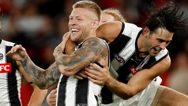 Jordan De Goey has had a brilliant start to the 2022 season for the Pies. Picture: AFL Photos/Getty Images