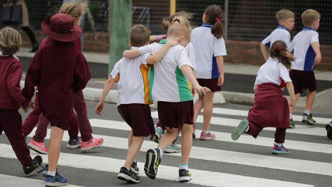 A new Grattan Institute report has urged Australian primary school principals to take action on declining maths skills. Picture: NewsWire / Christian Gilles