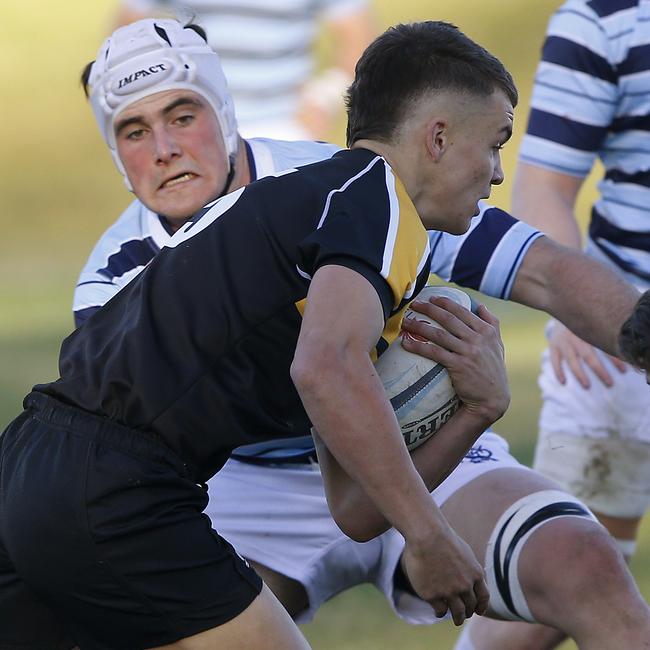 ISA1’s Mitchell Woods playing against GPS. Picture: John Appleyard