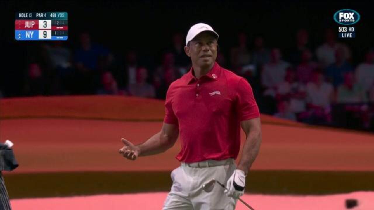 Tiger Woods' shocker after TGL mixup