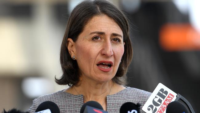 NSW Premier Gladys Berejiklian revealed eight extra express services. Picture: AAP