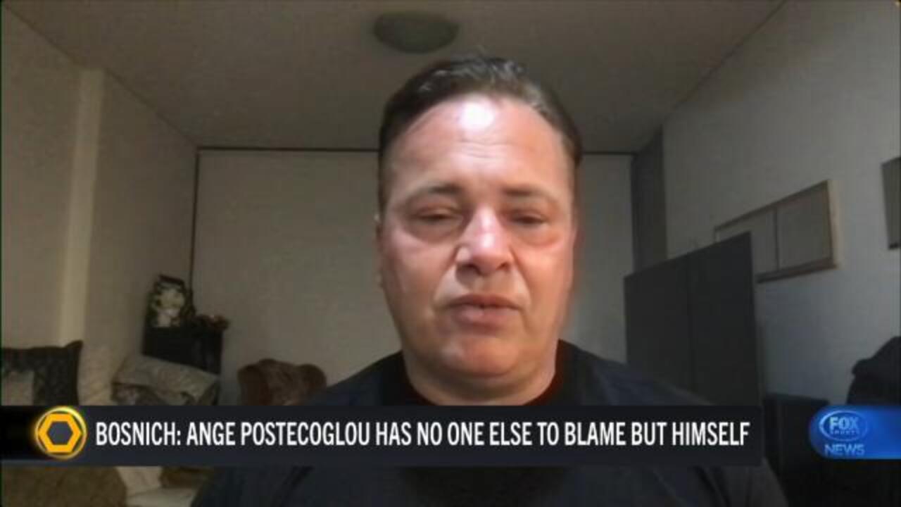 Bosnich 'Ange only has self to blame'