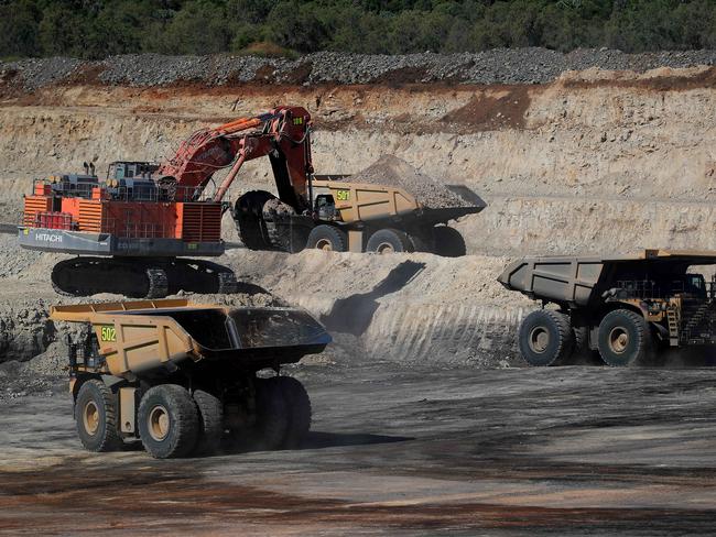 Workers at the New Acland Coal Mine near Oakey are worried for their future. Picture: Adam Head