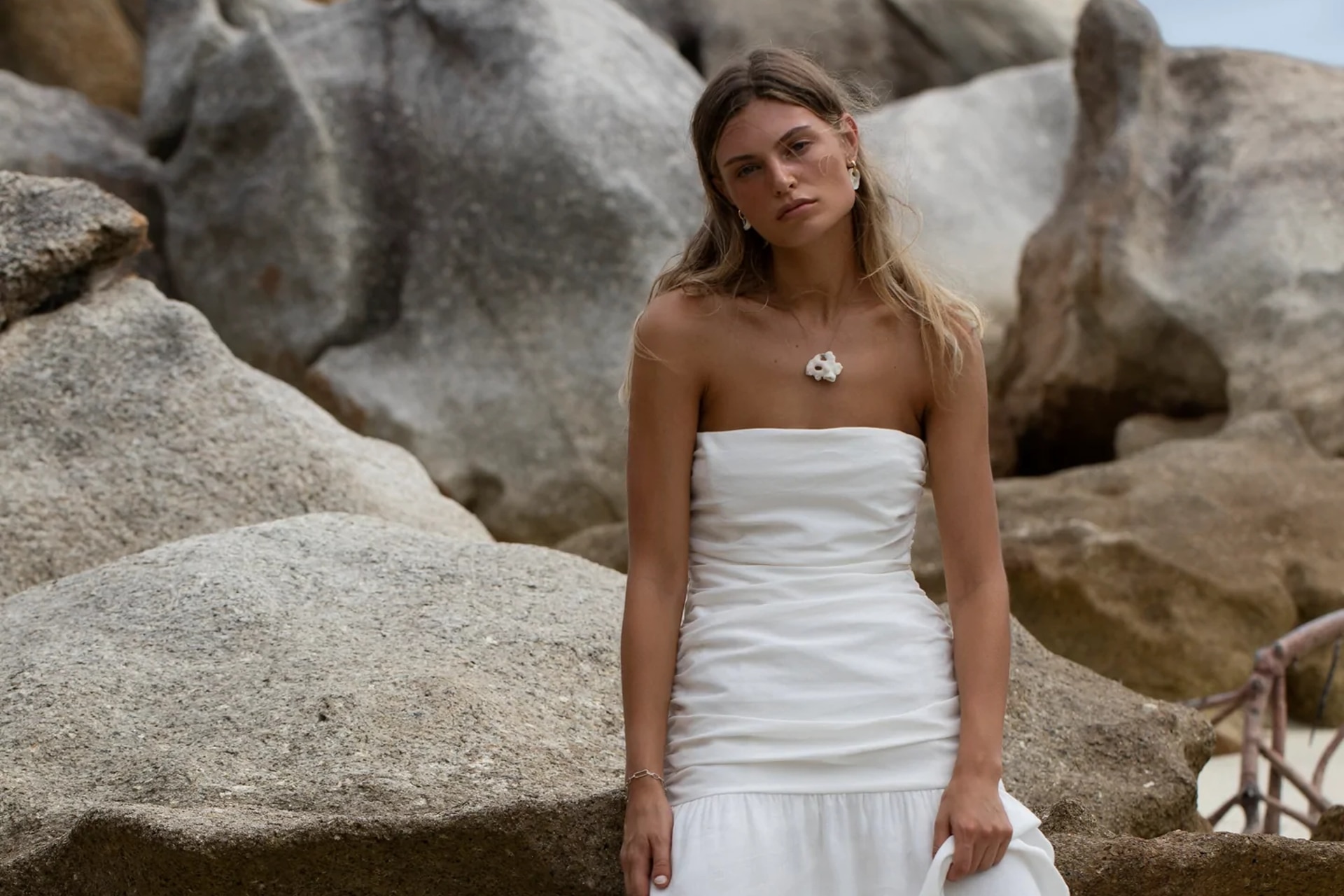 Satin Slip Dress by AERE Online, THE ICONIC