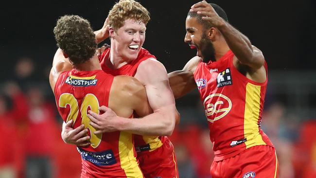 Could the form of No.1 pick Matt Rowell and the stunning Suns cost them at the draft? Picture: Getty Images