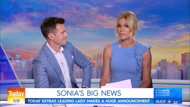 Sonia Kruger confirms Nine departure on air (Today)