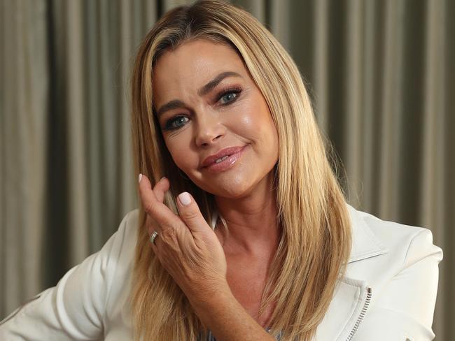 Denise Richards who is in town for Foxtel to promote Real Housewives of Beverly Hills, at the Langham hotel, Sydney. Picture: Brett Costello