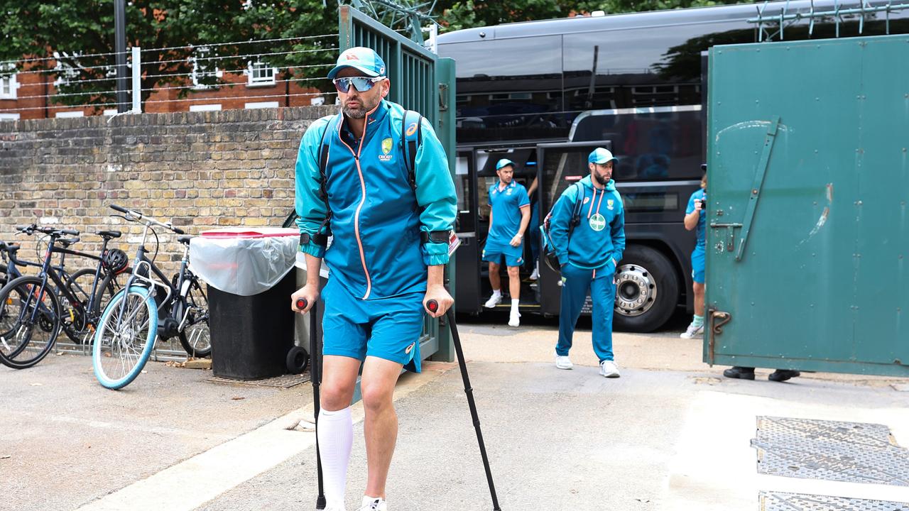 Nathan Lyon of Australia. Photo by Ryan Pierse/Getty Images