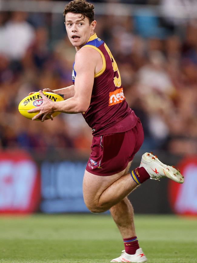 Brownlow medallist Lachie Neale in his XBlades. Picture: Getty