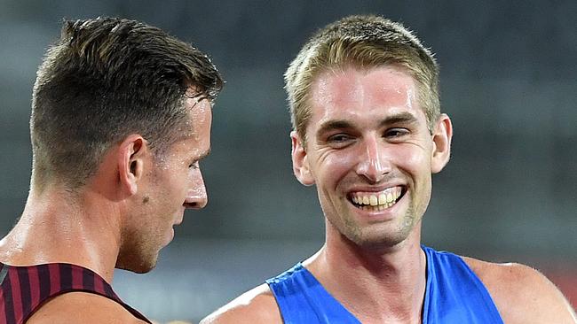 Cedric Dubler after winning the decathlon at the Commonwealth Games trials.