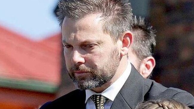 Gerard Baden-Clay outside court during the trial into the murder of his wife Alison. 