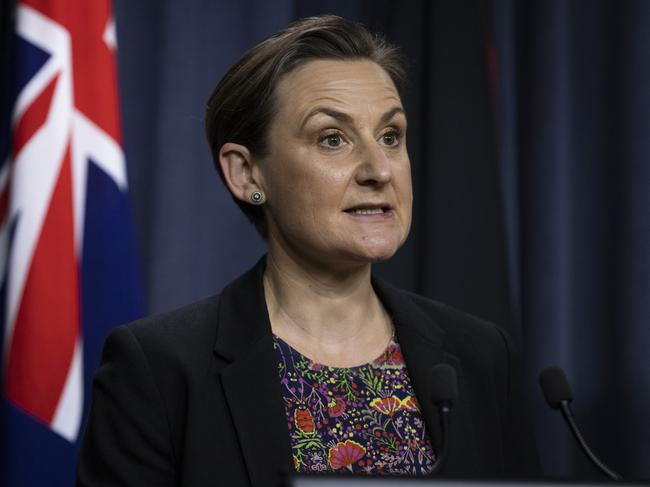 WA Health Minister Amber-Jade Sanderson has warned things are going to get difficult. Picture: Matt Jelonek/Getty Images