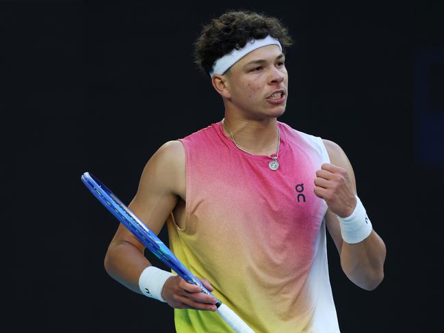 Ben Shelton has reached the second semi-final at a major, in just the third year of his professional career. Picture: Getty Images