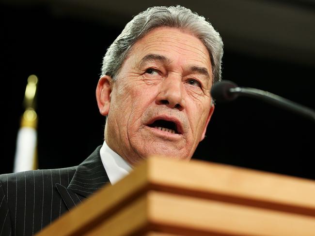 NZ First leader Winston Peters is yet to announce which party he will back. Picture: Hagen Hopkins/Getty Images