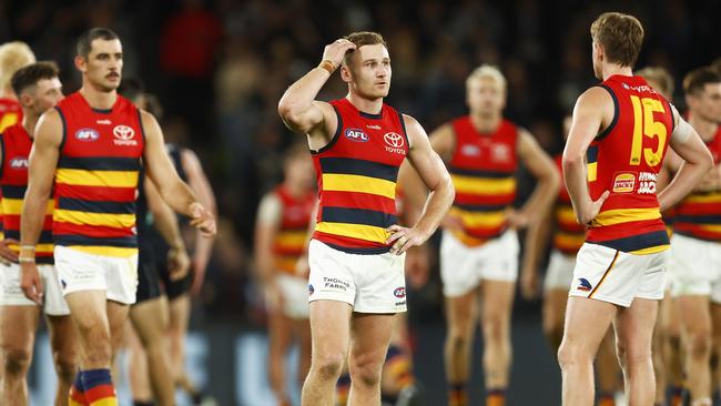 Blight says the Crows must look to open up their game more in order to rise up the ladder in 2023. (Photo by Daniel Pockett/Getty Images)