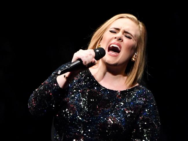 Singer/songwriter Adele performs during the final concert of her North American tour at Talking Stick Resort Arena on November 21, 2016 in Phoenix, Arizona. Picture: Getty