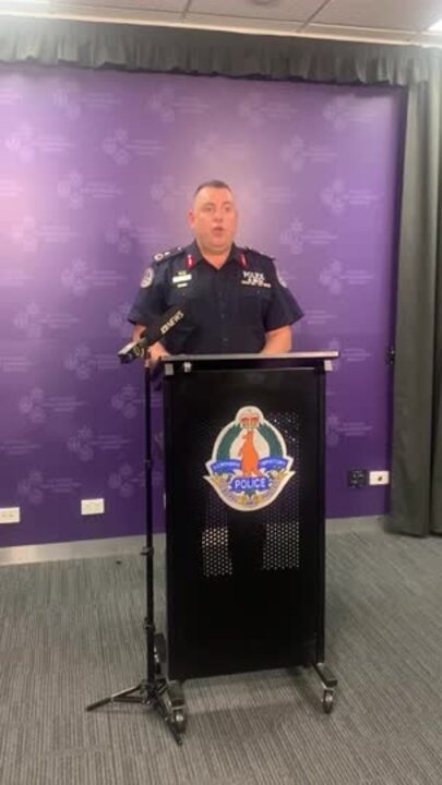 Deputy Commissioner Martin Dole addresses media after two more lives lost on Territory roads