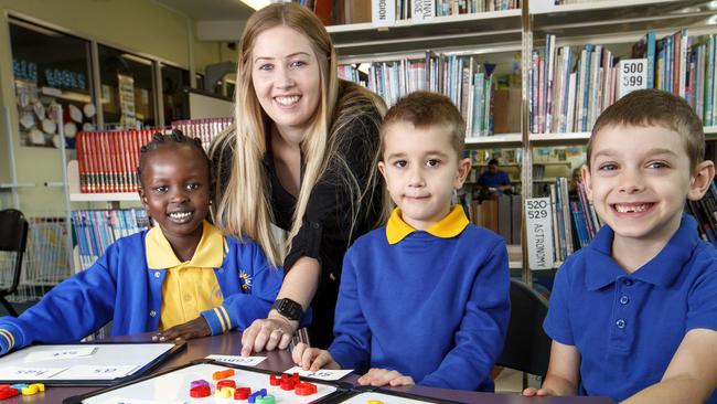 More than 5600 tutors have been hired to help bring kids back up to speed after lockdowns. Picture: David Geraghty