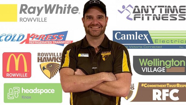 Locked in: Ben Wise to coach Rowville in 2021. Picture: Supplied