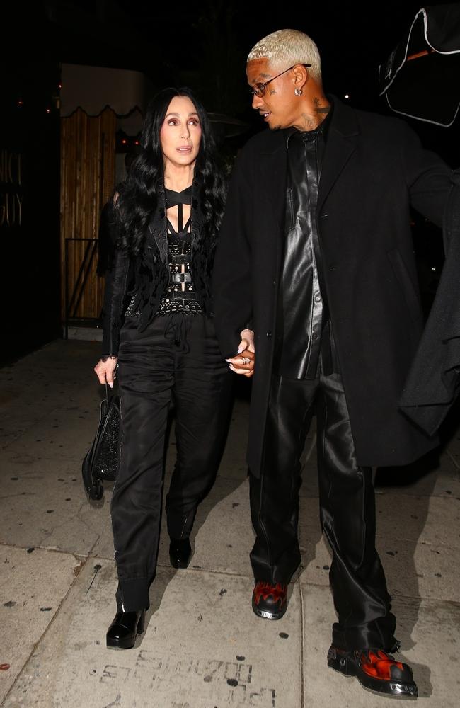 Cher and Alexander Edwards. Picture: Backgrid