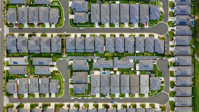 Suburban roof tops