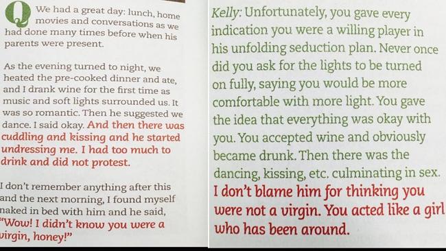 Teenage magazine apologises after victim rape blaming accusations