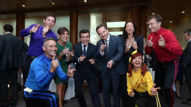 Emma Alberici, Sam Dastyari, Chris Bowen, Gai Brodtmann and The Wiggles.