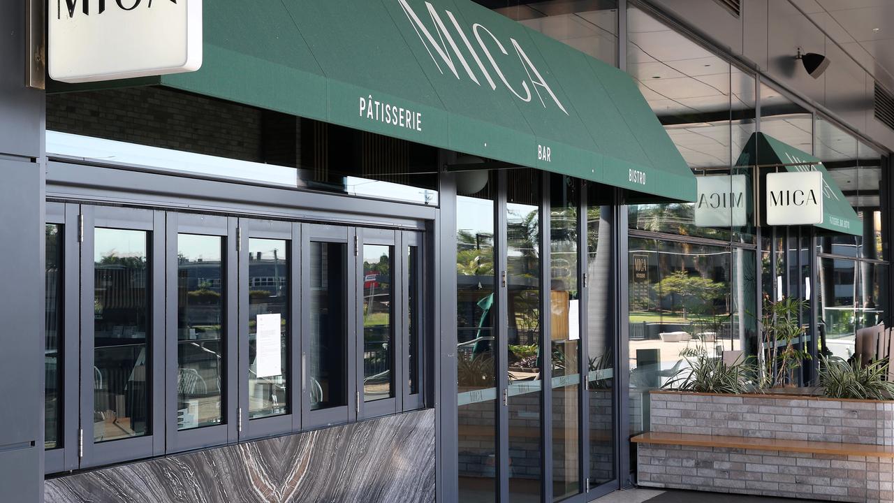 Mica Brasserie at Newstead closed on Wednesday morning. Picture: Liam Kidston