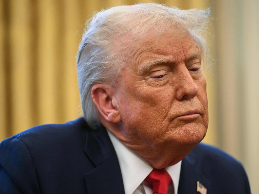 US President Donald Trump speaks to the press after signing an executive order to create a US sovereign wealth fund, in the Oval Office of the White House on February 3, 2025, in Washington, DC. (Photo by Jim WATSON / AFP)