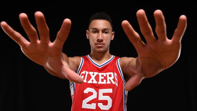 Ben Simmons just wanted to get his hands on the NBA.