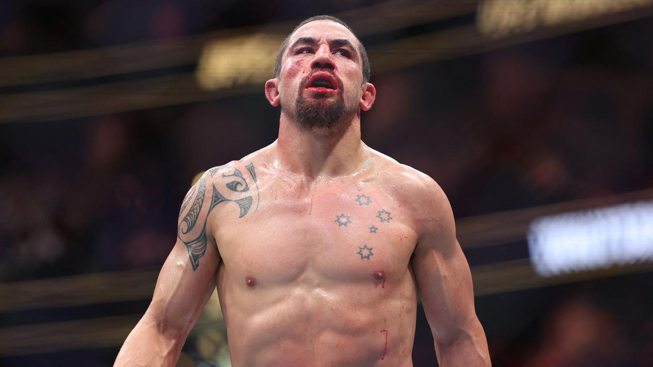 Robert Whittaker hopes to headline a show in Australia later this year. (Photo by Sean M. Haffey / GETTY IMAGES NORTH AMERICA / Getty Images via AFP)