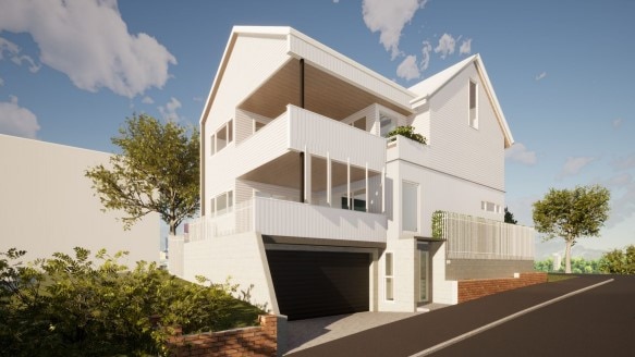 Artist's impression of the new-look 1900s worker's cottage at 149 Gregory Tce.