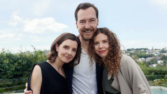 Carla Zampatti's children (from left) Allegra Spender, Alexander Schuman and Bianca Spender.