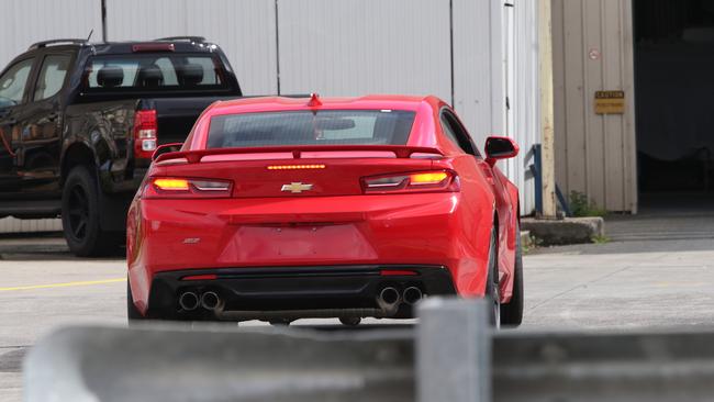 And then there were two. Another Chevrolet Camaro near HSV’s engineering base. HSV will also turn its hand to Colorado utes (see background) in 2018. Picture: News Corp Australia.