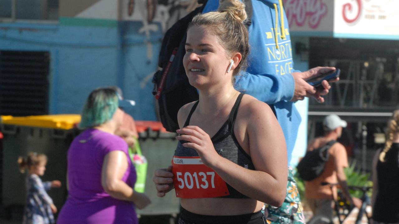 Nicolle Kelly at the 2022 Sunshine Coast Marathon and Community Run Festival.