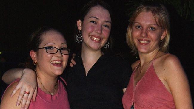 Kathryn Rutherford, Katie McDougall and Rachel Waite at Mantaz Pic Bryan Lynch AD465036