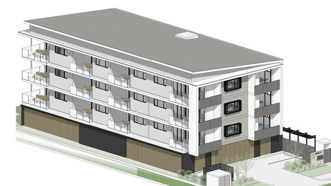 The 12-unit unit block would be built in a quiet suburban street, if approved.