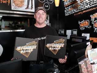 Pizza Capers Middle Ridge franchisee Michael Marsh is excited to launch the new student range of pizzas. Picture: Matthew Newton