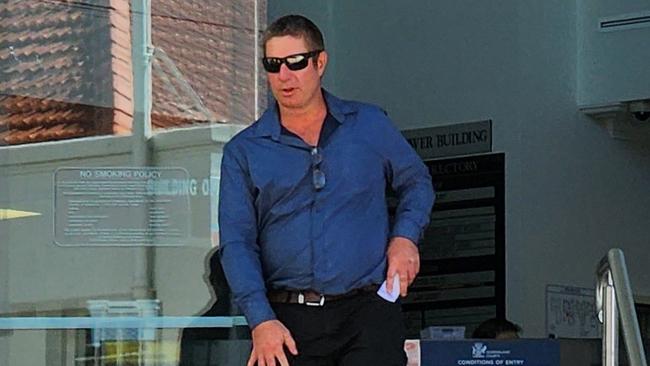 Daniel Walter Taylor leaving Rockhampton Courthouse. Picture: Aden Stokes