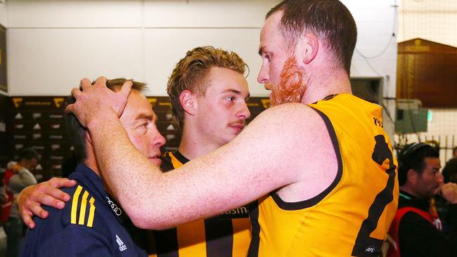 Alastair Clarkson and Jarryd Roughead have shared their Hawthorn journeys. Pic: Getty Images