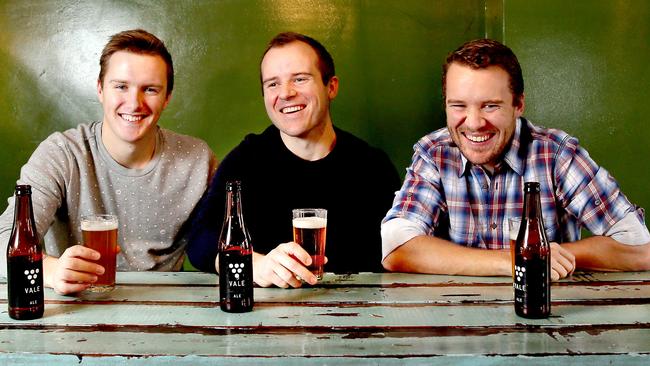 Brothers Mike, Pete and Tim Collin have sold Vale Brewing to Bickford’s Group.