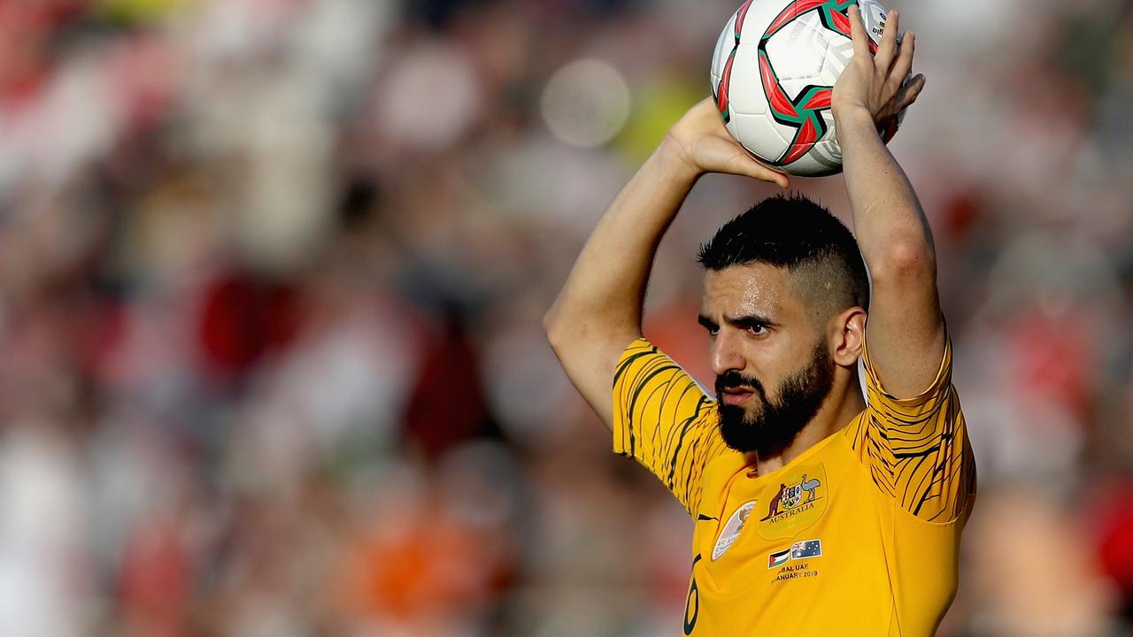 Aziz Behich will captain the Socceroos against South Korea