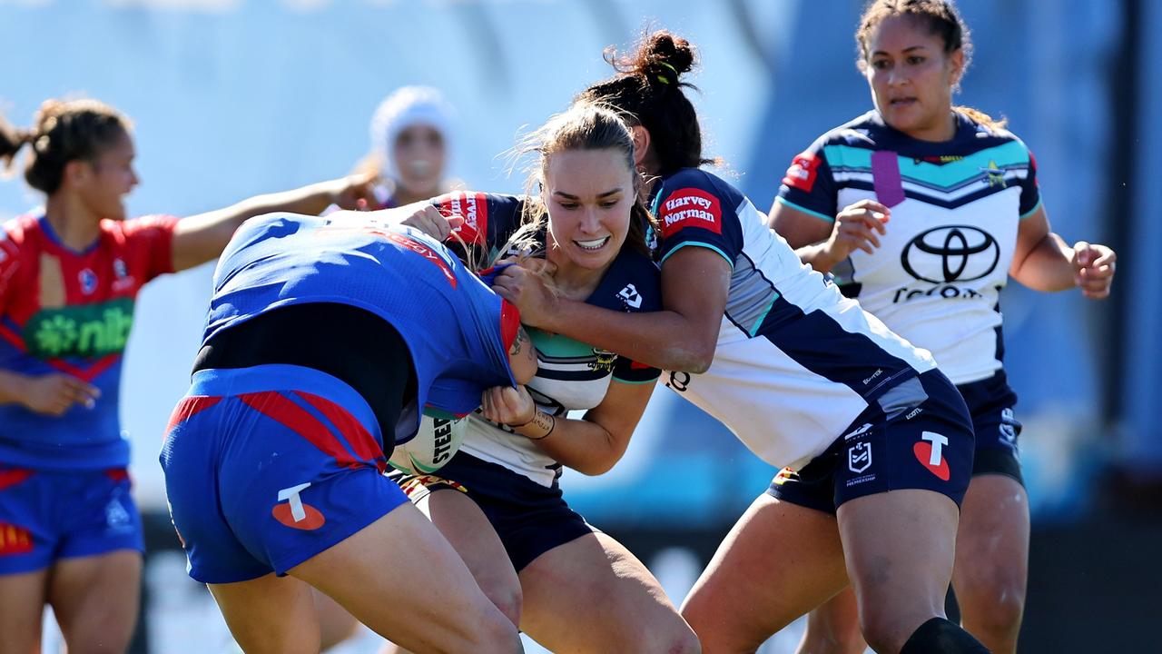 Gallery: Cowboys NRLW players presented with debut jerseys